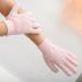 Buy Pink Bath Gloves for Shower - Deep Cleaning Body Scrubber with Hanging Loop | Perfect Bathing Accessories for All Skin Types - Buy Online on GoSupps.com