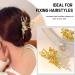 Gold Rhinestone Crab Hair Clip for Women - Elegant Hair Accessory for Thin/Thick Hair - 1Pcs - Buy Online on GoSupps.com