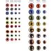YUAAO 1242 Pieces 3D 4D Fishing Eyes Oval Lure Eyes for Baits, Flies, and Crafts - Multicolor, 6 Sizes 3mm-10mm - Buy Online on GoSupps.com