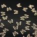 JERCLITY 30-Piece 3D Gold & Silver Butterfly Nail Charms with Clear Rhinestones - Metal Butterfly Nail Studs & Jewels for Nails - Buy Online on GoSupps.com