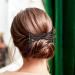 JYTDBCS 4 Pieces Hair Combs for Women Accessories Elastic Hair Clip Combs Bandette Comb with Elastic Band Double Comb Hair Clip Hair Styling Tool for Women Thick Curly Thin Hair (Black Brown) - Buy Online on GoSupps.com