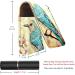 Travel Lipstick Organizer Case | Portable Makeup Bag with Mirror | Art Bird Flower Design - Shop Internationally - Buy Online on GoSupps.com