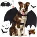 Vivifying Bat Wing Dog Costume - Adjustable Halloween Bat Wings with Pumpkin Bell for Cosplay & Parties | Fits Neck 15-24.8in Breast 18.5-32in - Buy Online on GoSupps.com