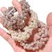 cuhair 3 x Pearl Hair Ties Ponytail Holder Hair Accessories for Women Simple