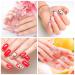 Buy 1200 PCs Double-Sided Transparent Nail Glue Pads - 50 Sheets of Breathable Adhesive for Press on Nails & DIY Manicure Decoration - Buy Online on GoSupps.com