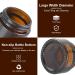 SUQURTOM 10x30ml Amber Cosmetic Glass Containers - Refillable Cream Jars for Lotions & Essential Oils - Buy Online on GoSupps.com