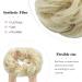 MY-LADY Messy Hair Buns Extension Scrunchies - Thick Wavy Curly Ponytail Chignon Hairpiece 55g Bleach Blonde - Buy Online on GoSupps.com