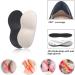 Self-Adhesive Heel Grips Liner Cushions Inserts - Prevent Heel Slipping and Foot Pain with Extra Soft Pads - Super Comfort Microsuede Heel Grips (4 Pairs) - Buy Online on GoSupps.com