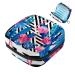Javenproeqt portable women's binding bags menstrual cup pocket female menstrual pads bags for teenage girls tampons for the first period jungle flamingo stripes multicolored