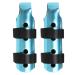 Two piece Finger Splint Protective Cover 2Pcs Metal Finger Splint Breathable Finger Support Brace for Arthritis Straightening Broken Finger (L) L L