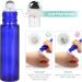 Mavogel 10ml Cobalt Blue Glass Essential Oil Roller Bottles - 24 Count with Stainless Steel Roller Balls, Labels, Opener, Funnel, Dropper and Brush - Perfect for Aromatherapy (Pack of 1) - Buy Online on GoSupps.com