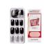KISS IMPRESS PRESS-ON Manicure Destiny - Medium Square Nails with PureFit Technology Includes Cleaning Pad Mini File & Manicure Sticks | Shop Now for International Shipping - Buy Online on GoSupps.com