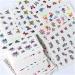 Butterfly Nail Art Stickers Colorful Butterflies Nail Art Stickers Decals Butterfly Design for Nails Art Design Water Transfer Decals Butterfly Nail Art Foil Sticker Set Manicure Tips Butterfly Nail - Buy Online on GoSupps.com