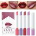 4-Piece Lip Gloss & Matte Lipstick Set - High Pigmented Shimmer & Metallic Shades - Long Lasting Makeup Gift for Women (Set 04) - Buy Online on GoSupps.com