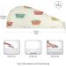 Colorful Polka Dot Gift Pattern Dry Hair Cap & Quick Drying Towel Set - Super Absorbent Soft Comfort - 2 Piece with Button Headband - Buy Online on GoSupps.com