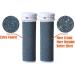 Hsthe Sea 4 Pack Extra Coarse Mineral Replacement Rollers Mineral Replacement Rolls for Emjoi Micro Pedi Callus Remover Refill Rollers (grey) - Buy Online on GoSupps.com