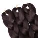 Tess 41 Jumbo Braids Extensions - 5pcs Synthetic Braiding Hair Dark Brown #4 - 165g Bundle Crochet Hair Extensions (100cm) - Buy Online on GoSupps.com