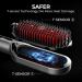 Upgraded Ionic Hair Straightener Brush - 16 Temp Heat Brush for Thick Curly Hair | Dual Voltage Flat Iron Comb - Perfect for Women - Buy Online on GoSupps.com