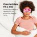 Lindo Weighted Eye Pillow for Relaxing Sleep, Spa, Stress Relief - Pink - Buy Online on GoSupps.com