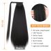 WIGNEE Kinky Straight Wrap Around Ponytail Extension - Natural Black 30 Inch for Black Women - Buy Online on GoSupps.com