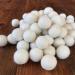 1 Inch White Felt Balls (50 Pack) - Hand Felted Wool Pom Poms for Crafts & Decor - Natural Garland & Party Decorations - Includes Muslin Bag - Buy Online on GoSupps.com