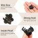 Mini Flower Claw Hair Clips for Women & Girls - Strong Hold Tiny Clips for Thin Hair - Cute & Nonslip Styling Accessories - Buy Online on GoSupps.com