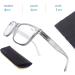 Olomee Oversize Large Square Men's Reading Glasses 2.0 - 4 Pack Mix Color Set | Lightweight Eyeglasses with Flexible Spring Hinge for Comfort - Buy Online on GoSupps.com
