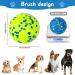 Indestructible Dog Ball Toys - Durable 2 Pack Rubber Balls for High Jumping & Tooth Training - Yellow & Blue - Buy Online on GoSupps.com