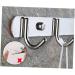 Angoily 3pcs 5 Kitchen Hooks Pegs Coat Hangers 5 Pegs Door Back Hooks Over The Door Hangers mediumx3pcs Silverx3pcs - Buy Online on GoSupps.com