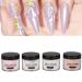 4 Colors Nail Carving Powder Long Lasting 3D Nail Extension Carving Powder Nail Supplies for Manicure 2.1oz