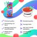 Poppz Watermelon Popping Boba Fruit Pearls for Bubble Tea | Bubble Mania Tapioca Pearls - 450g Pack - Buy Online on GoSupps.com