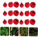 Zerodeko 18pcs Christmas Apple Pendant Xmas Party Supplies Fruit Xmas Ornaments Christmas Tree Fruit Decorations Christmas Tree Ornaments Home Decorations Party Bag Fabric 6cm Red - Buy Online on GoSupps.com
