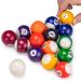 Mini Pool Balls | 1.5" Balls Fit Tabletop & Freestanding Miniature Billiards Tables | Real Resin Balls Perform Like Full Size Balls