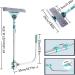 Window Squeegee - Squeegee for Window Cleaning | Adjustable Extension Pole U Bracket Window Scrubber | Telescopic Window Cleaner Window Wiper Washing Equipment - Buy Online on GoSupps.com