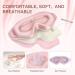 FlyCoco 99% Block Out Light Eye Sleep Mask - 3D Contoured Zero Pressure Adjustable Straps - Ideal for Sleep Travel & Napping | Pink - Buy Online on GoSupps.com
