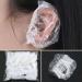 100 Pack Disposable Ear Protectors Clear Ear Covers for Shower Waterproof Shower Ear Cover Clear Disposable Ear Protectors for Hair Dye Shower Bathing Salon - Buy Online on GoSupps.com