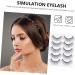 FOMIYES 10 Pairs eyelashes long extension eyeslash natural eye lashes christmas eye lashes halloween makeup supplies fluffy eyeslash faux lashes fiber silver powder 3d make up - Buy Online on GoSupps.com