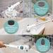 Electric Spin Scrubber Cordless Cleaning Brush with 8 Replaceable Brush Heads and Adjust Extension Handle LED Light Real-time Power Display 3 Speeds IPX7 Waterproof Shower Scrubber - Buy Online on GoSupps.com