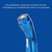 Electric Razor - Quiet High-Speed Rotating Head Shaver for Home & Car | Blue - International Shipping Available - Buy Online on GoSupps.com
