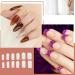 Nail Art Tips Frosted Wearing 504Pcs Halloween Halloween Double Sided Frosty Halloween Decoration Nail Tips (08#) 1 count (Pack of 1) - Buy Online on GoSupps.com