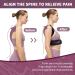 Posture Corrector for Men & Women - Adjustable Back Brace for Pain Relief & Improved Posture (L - Buy Online on GoSupps.com