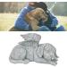 Qcwwy Pet Memorial Statue - Angel Pet Grave Marker Tribute | Resin Sleeping Pet Angel Garden Sculpture for Pet Memorial Gravestone Ornament - Buy Online on GoSupps.com