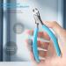 FVION Podiatrist Toenail Clippers - Professional Thick & Ingrown Toe Nail Clippers for Men & Seniors - Stainless Steel Blue - Buy Online on GoSupps.com