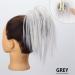 Messy Bun Hair Piece for Women Messy Bun Hair Piece Synthetic Claw Clip Hair Bun Wavy Curly Chignon Hair Extensions Claw Clip Ponytail Hairpieces Hair Scrunchie with Clip for Women Fake Hair Accesso Gris - Buy Online on GoSupps.com