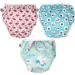 Pink & Blue 3-part swimming diaper swimming trousers Baby and reusable swimming trunks for boys and girls (7-20.5 kg) environmentally friendly gently for the fur (unicorn medium) unicorn m (3 pack)