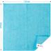 Orighty Microfiber Cleaning Cloths Pack of 12 - Highly Absorbent & Lint Free for House, Kitchen, Car Care - 12x12 inch - Buy Online on GoSupps.com