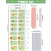 Kalolary 20PCS Sunflower Gel Nail Wrap Strips | Waterproof Adhesive Nail Art Stickers with Tools | Long-Lasting Full Nail Wraps | UV/LED Lamp Required - Buy Online on GoSupps.com