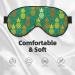 Pineapples1 Double-Sided Sleep Mask | Soft Adjustable Eye Covers for Perfect Shading & Reducing Eye Edema - International Shipping Available - Buy Online on GoSupps.com