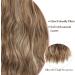 Invisible Wire Hair Extension Clip in Natural Wavy Synthetic 16 inch Brown mix Blonde - Adjustable Size, Secure Clips, Long Curly Secret Hair Piece for Women | [Brand Name] - Buy Online on GoSupps.com