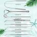 Truein 8-Piece Stainless Steel Tartar Remover Set | Professional Dental Care Kit for Tartar & Tooth Cleaning - Buy Online on GoSupps.com